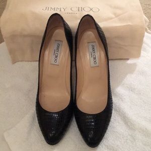Jimmy Choo Shoes BLK Leather